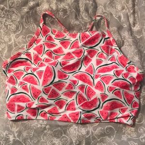 SHEIN watermelon swimsuit top